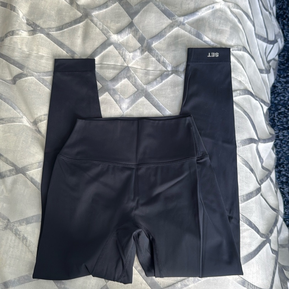 Navy blue set active leggings